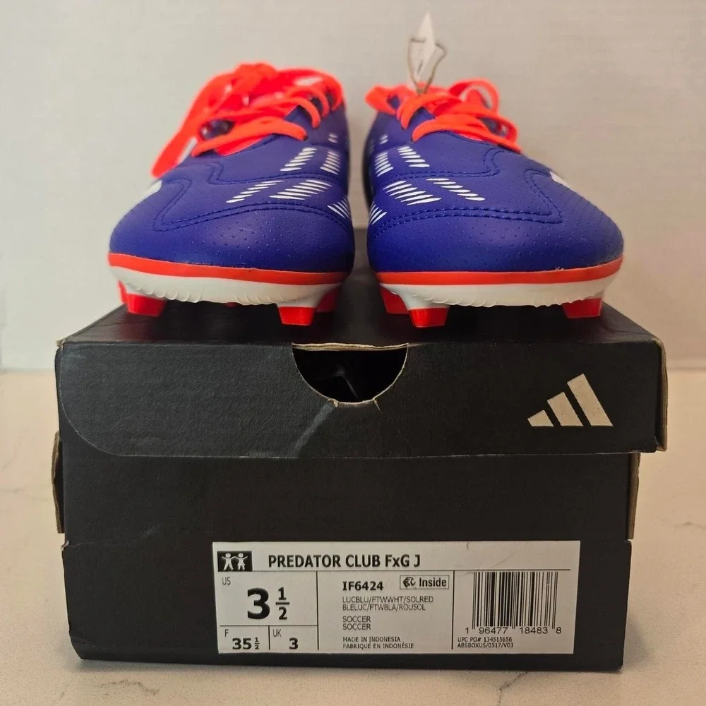 Adidas Predator club FXG J Blue/Orange kids - 3.5 US